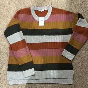 Madewell body crewneck sweater. Size small. New with tags.